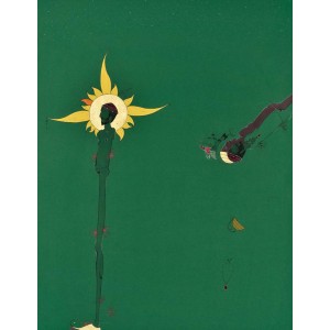 Subtain Hassan Ghazi, 27 x 21, Gouache & Gold on Wasli, AC-SHG-003